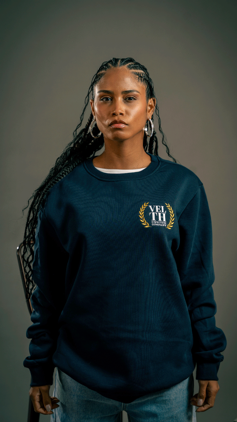 VELTH CLUB Crewneck / Blue Navy