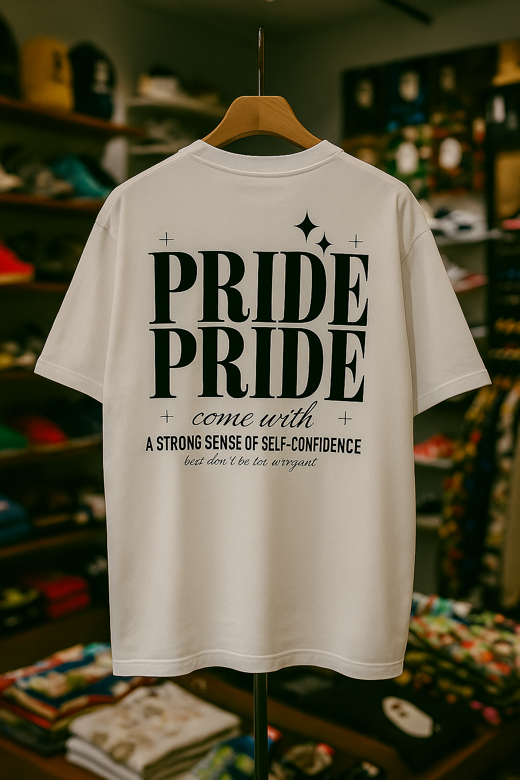 T-shirt Velth Blanco "PRIDE"
