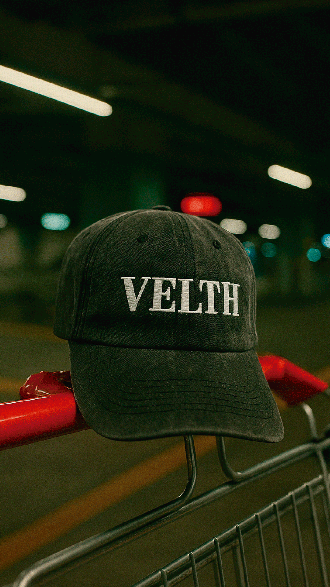 JOCKEY VELTH "DAD HAT" ACID WASH