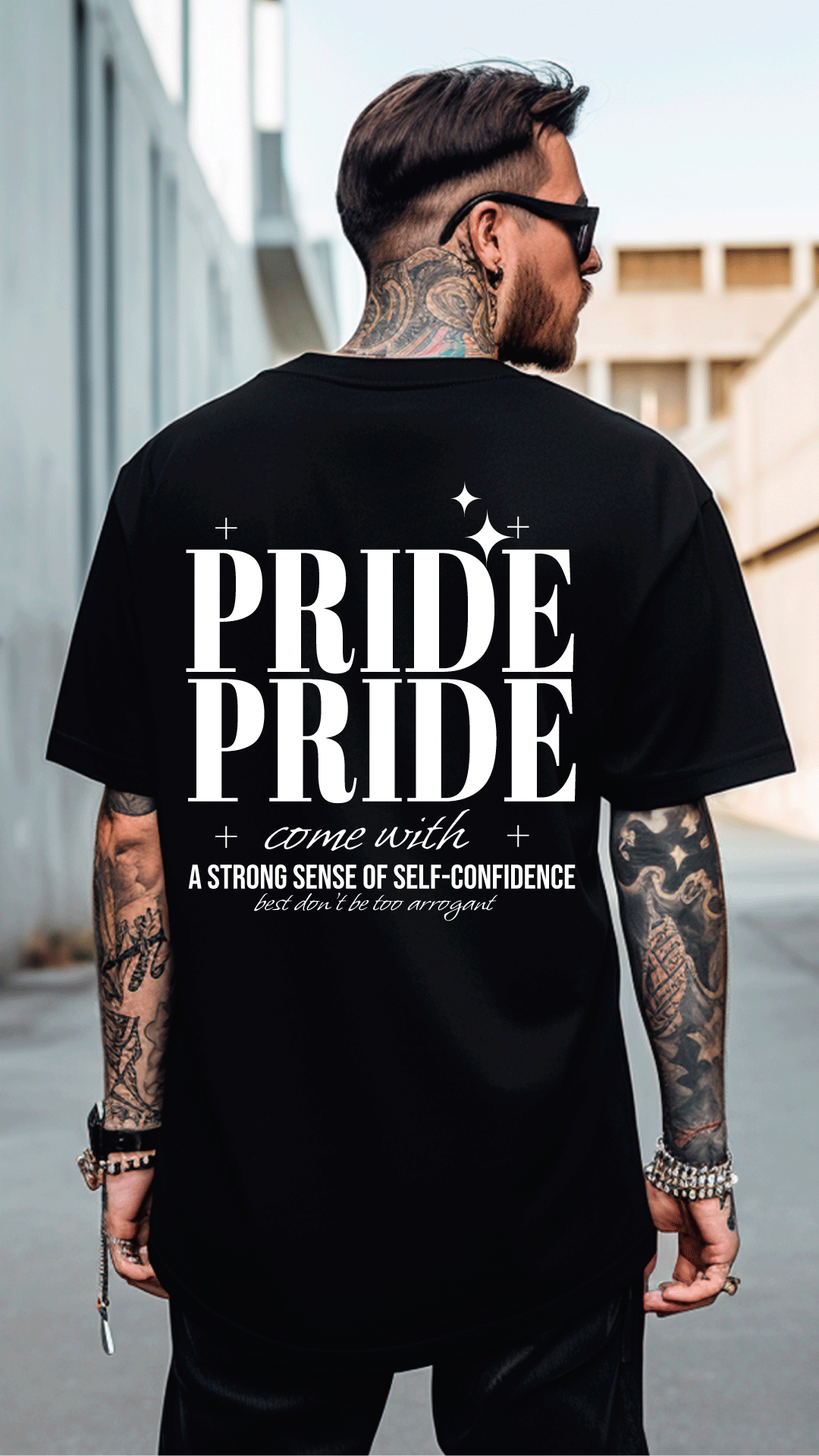T-shirt Velth Black "PRIDE"