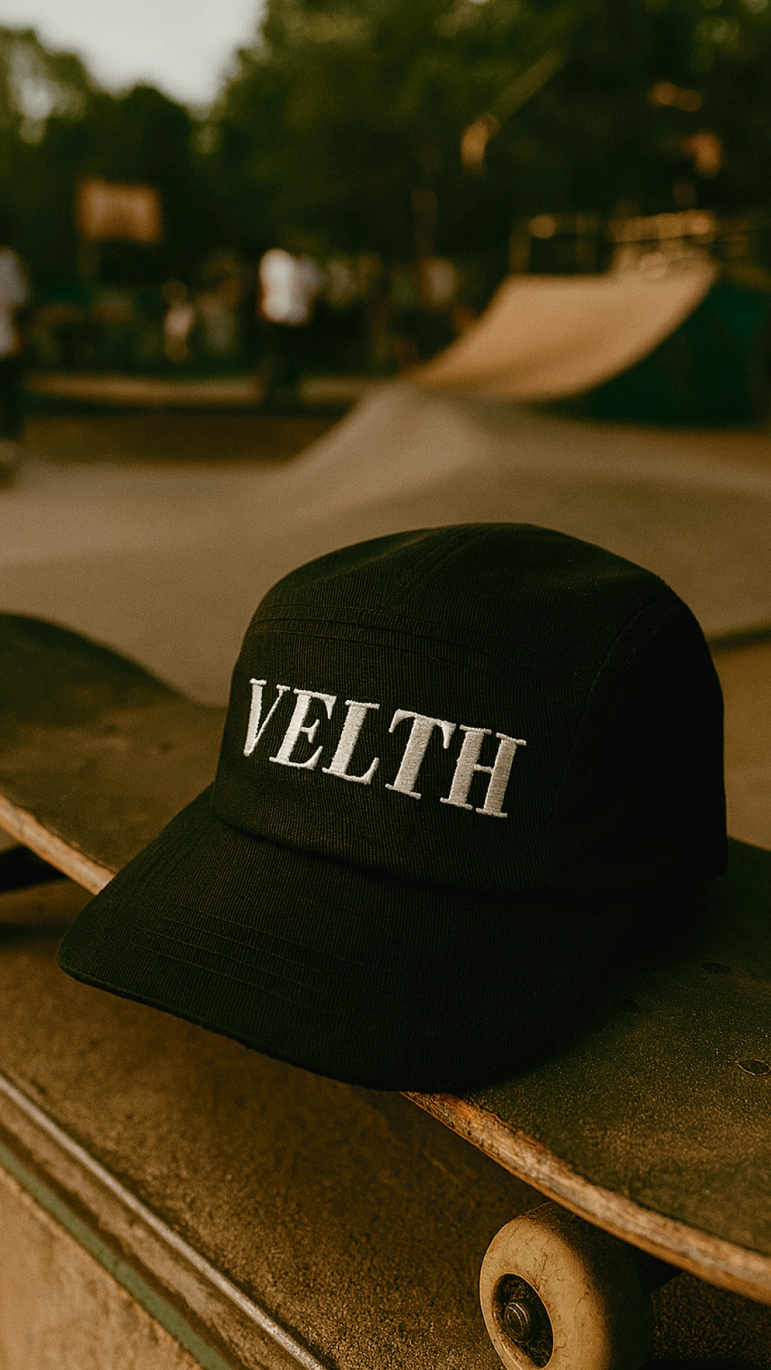 JOCKEY VELTH "FIVE PANEL" BLUE MARINE