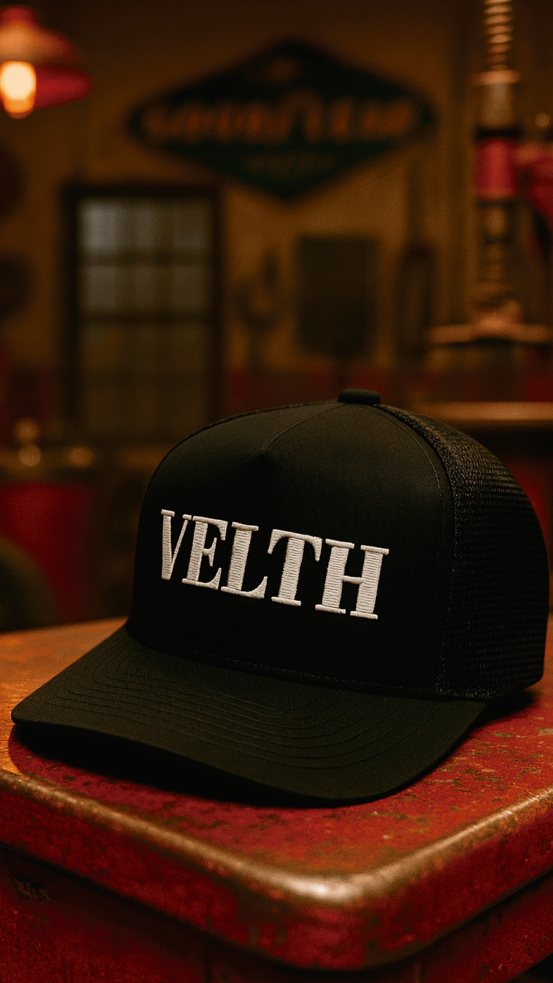 JOCKEY VELTH "TRUCKER" BLACK
