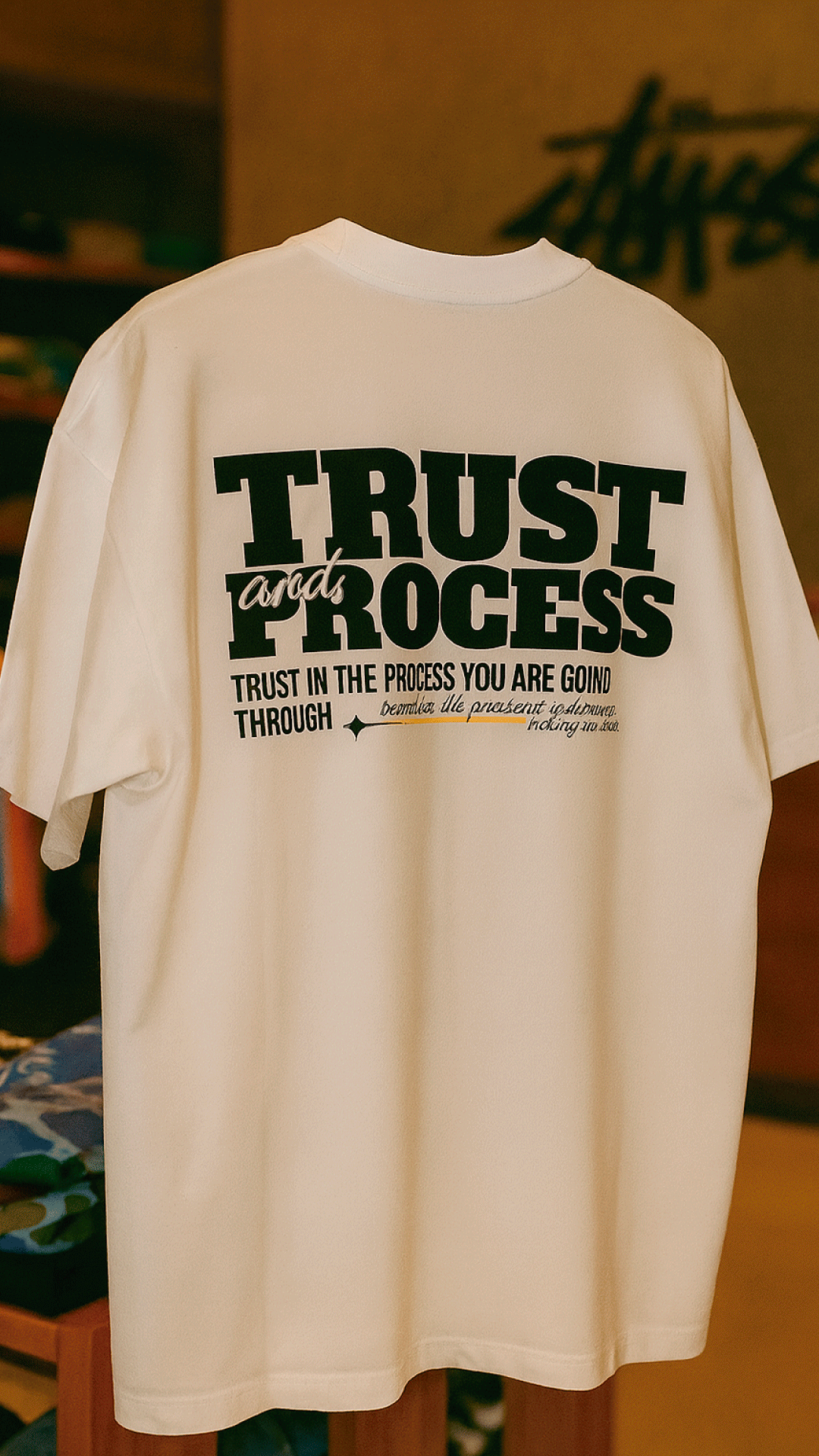 T-shirt Velth Blanca "TRUST"