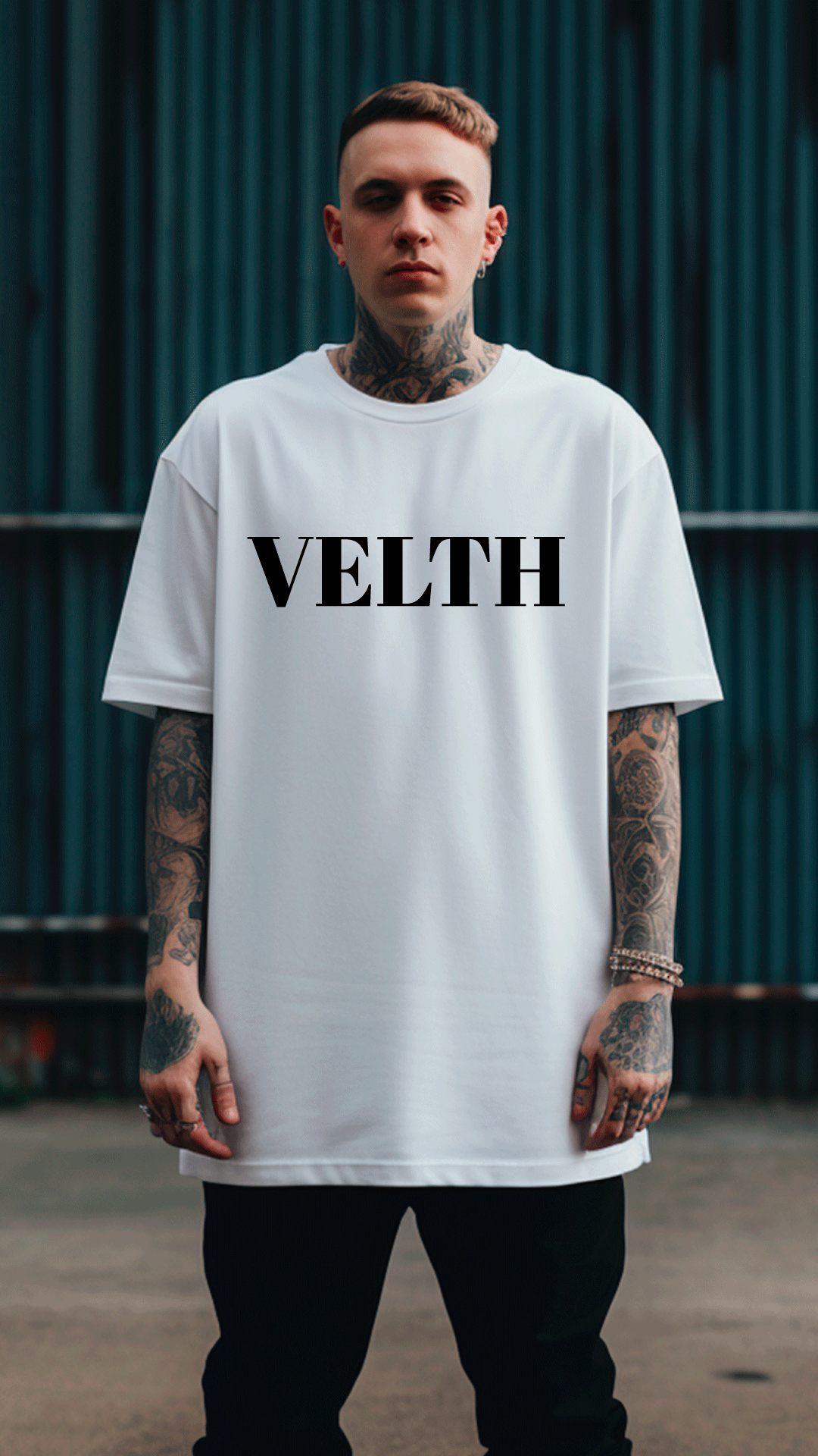 T-shirt Velth Blanco "PRIDE"