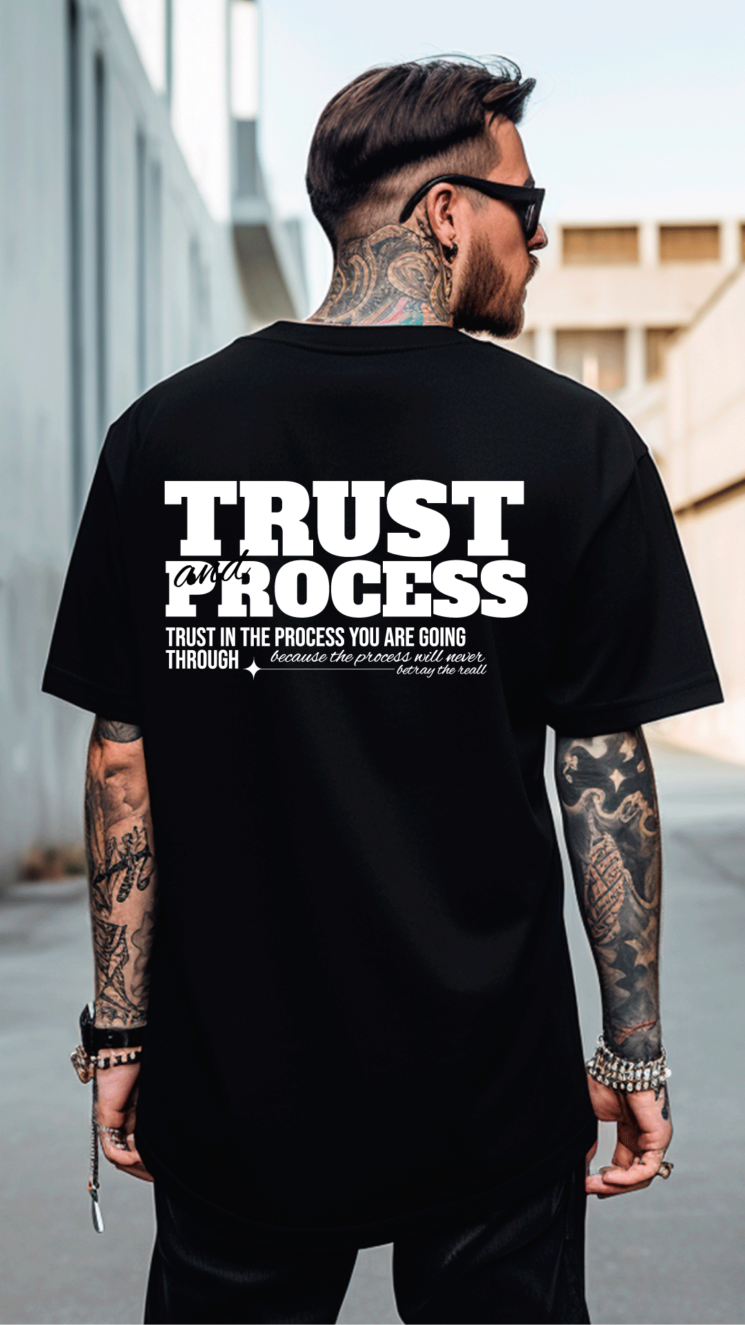 T-shirt Velth Black "TRUST"