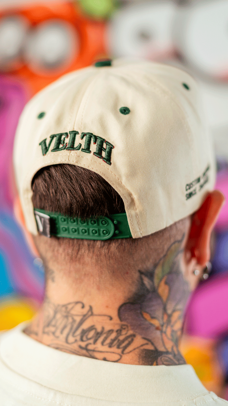 PLEASE SHUT UP CAP VELTH Custom Company.