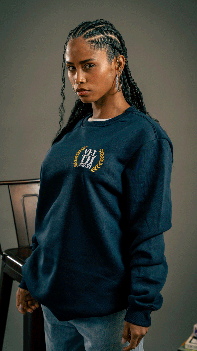 VELTH CLUB Crewneck / Blue Navy