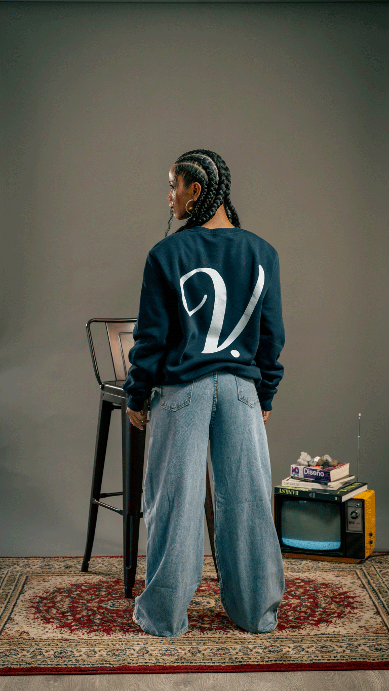 VELTH CLUB Crewneck / Blue Navy