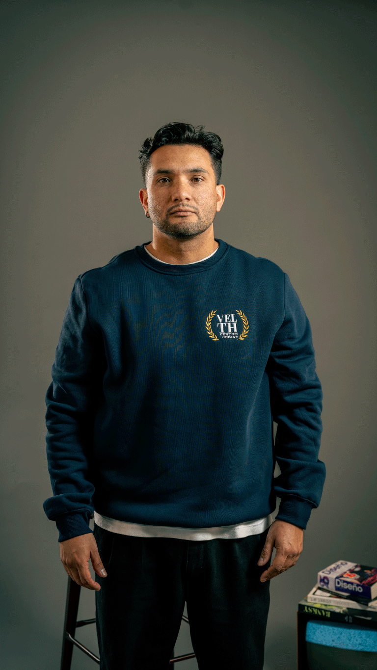 VELTH CLUB Crewneck / Blue Navy