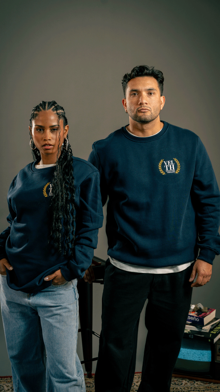 VELTH CLUB Crewneck / Blue Navy