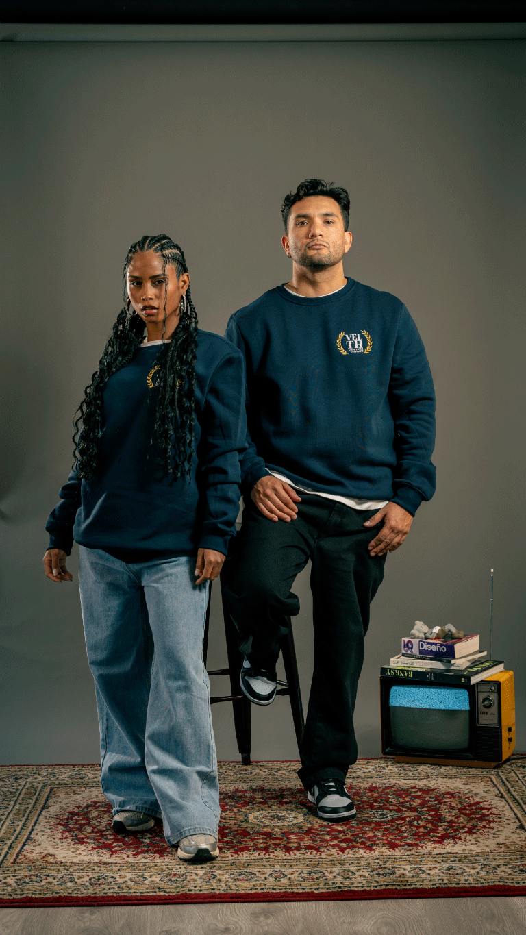 VELTH CLUB Crewneck / Blue Navy