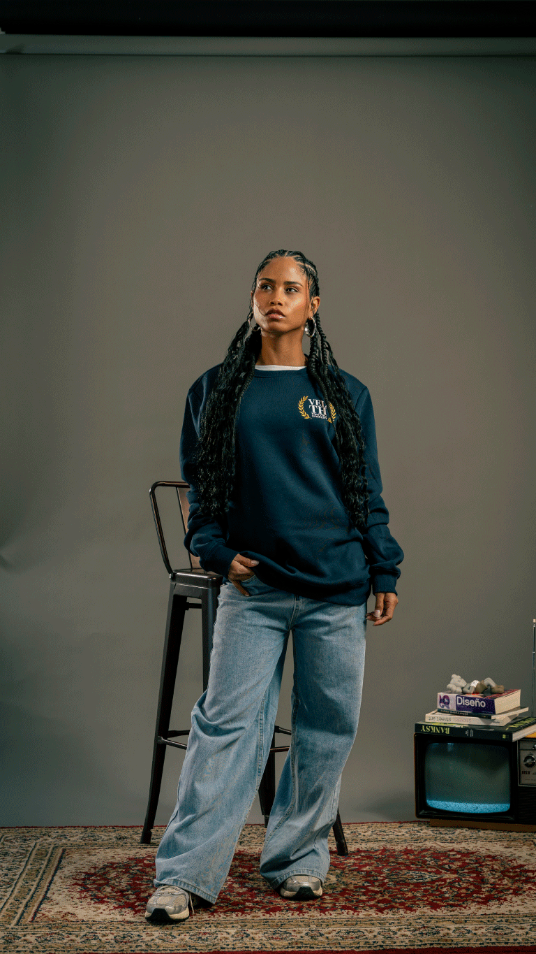 VELTH CLUB Crewneck / Blue Navy