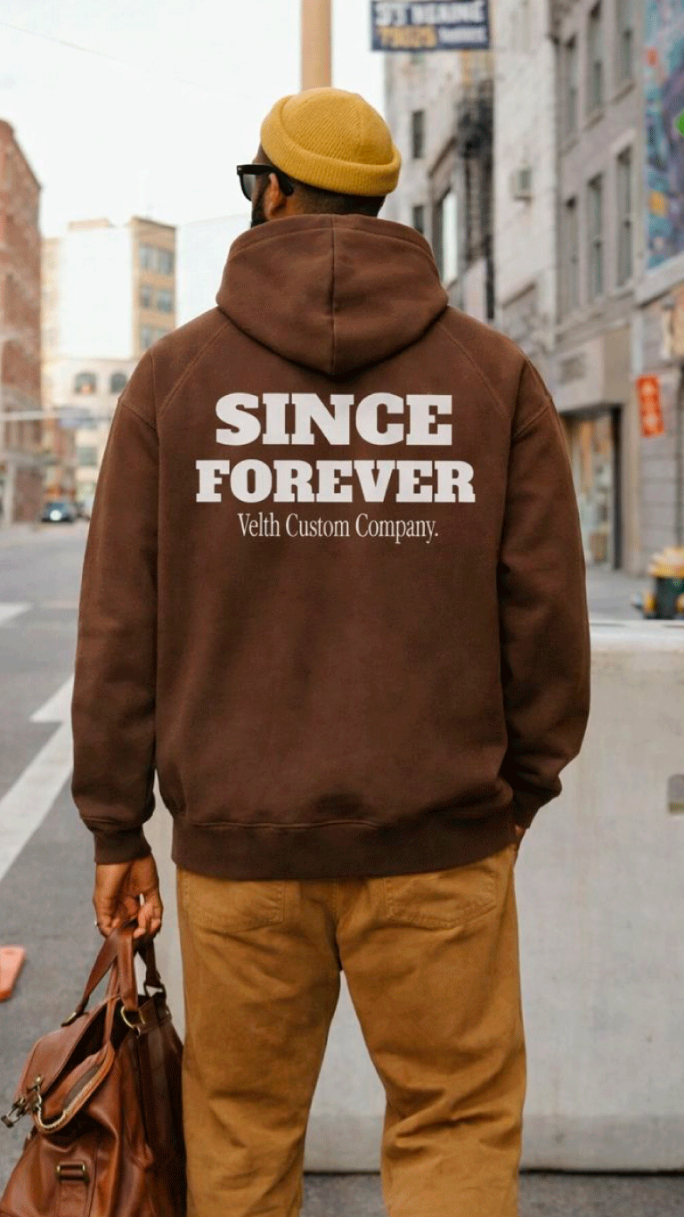 Poleron /Hoodie Oversize Velth "SINCE FOREVER"