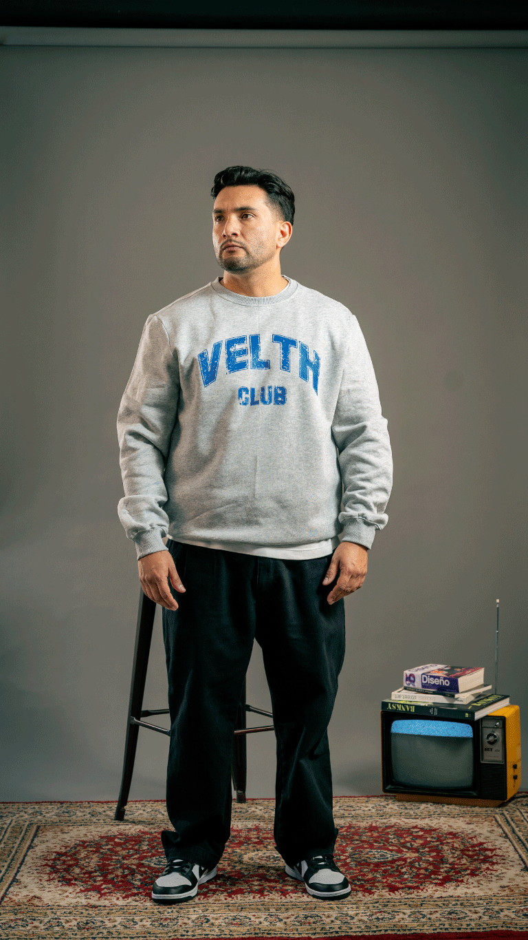 VELTH CLUB Crewneck / Grey