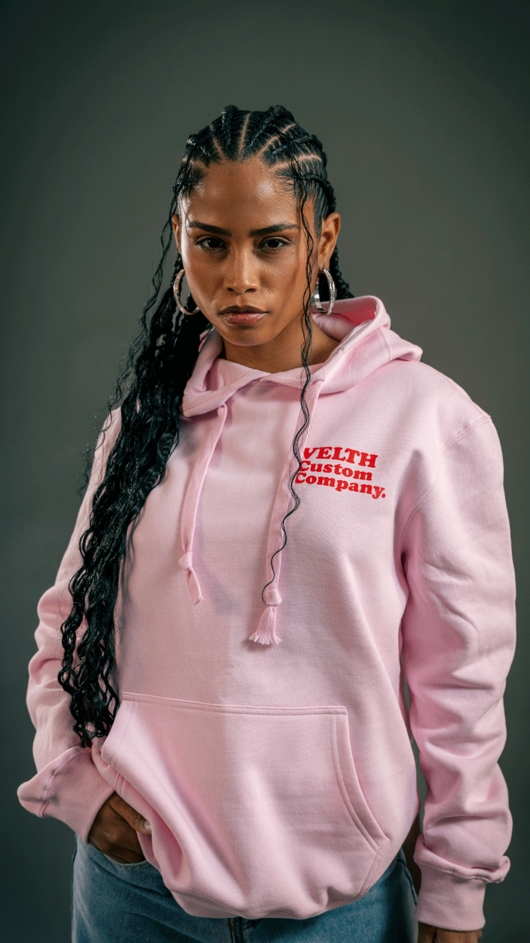 “Bad Decisions Hoodie / Pink”