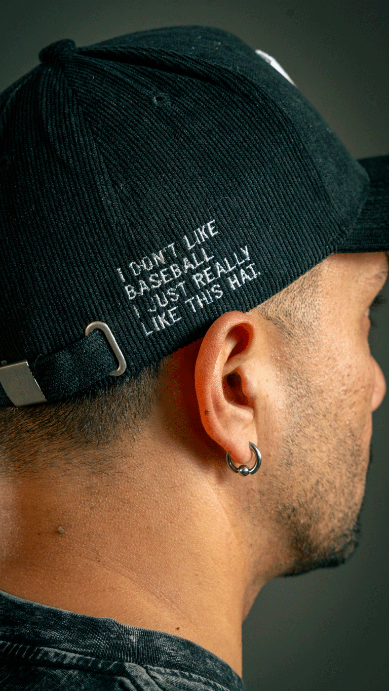 VELTH CLUB / Corduroy League Cap / Black