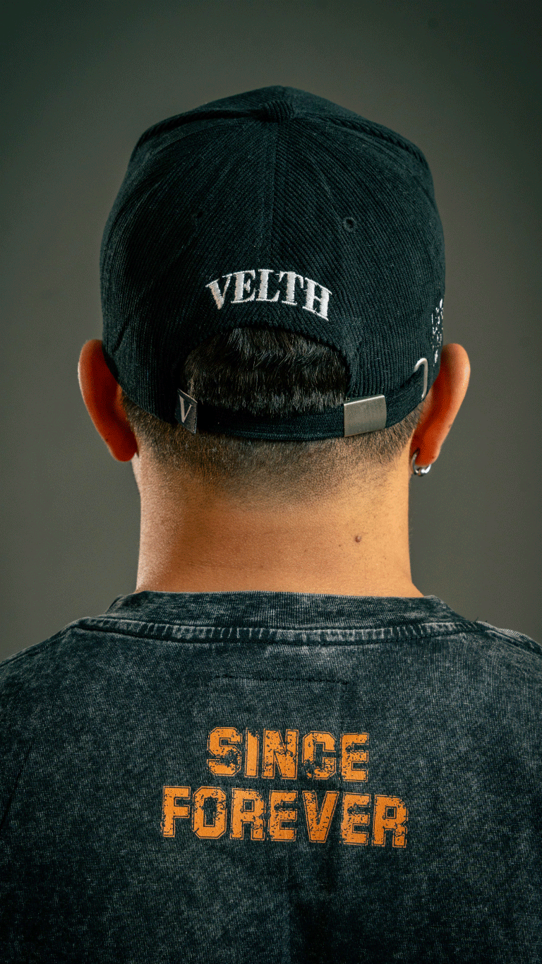 VELTH CLUB / Corduroy League Cap / Black