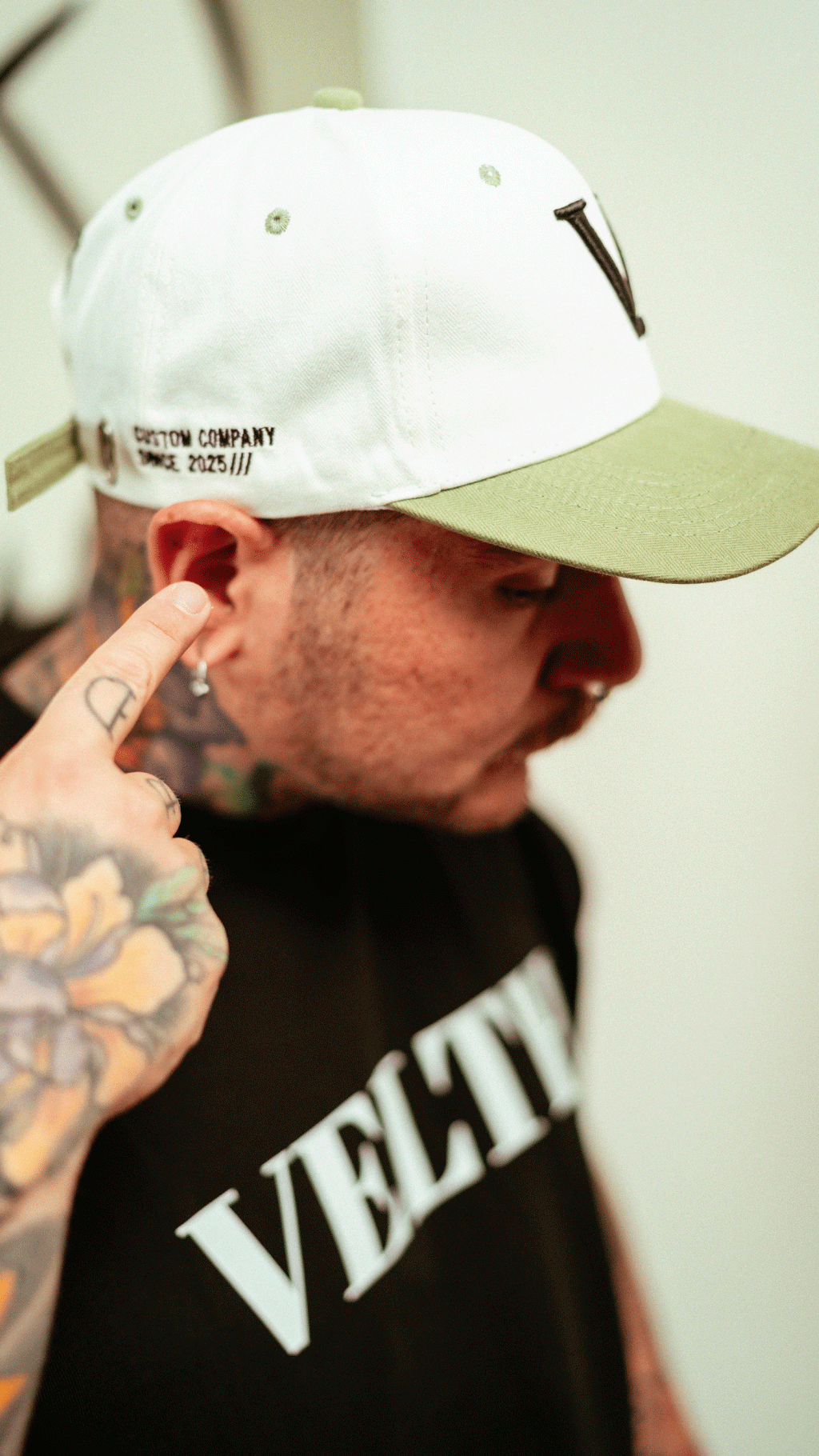 VELTH Jockey Cap "Verde musgo"  – Premium Edition