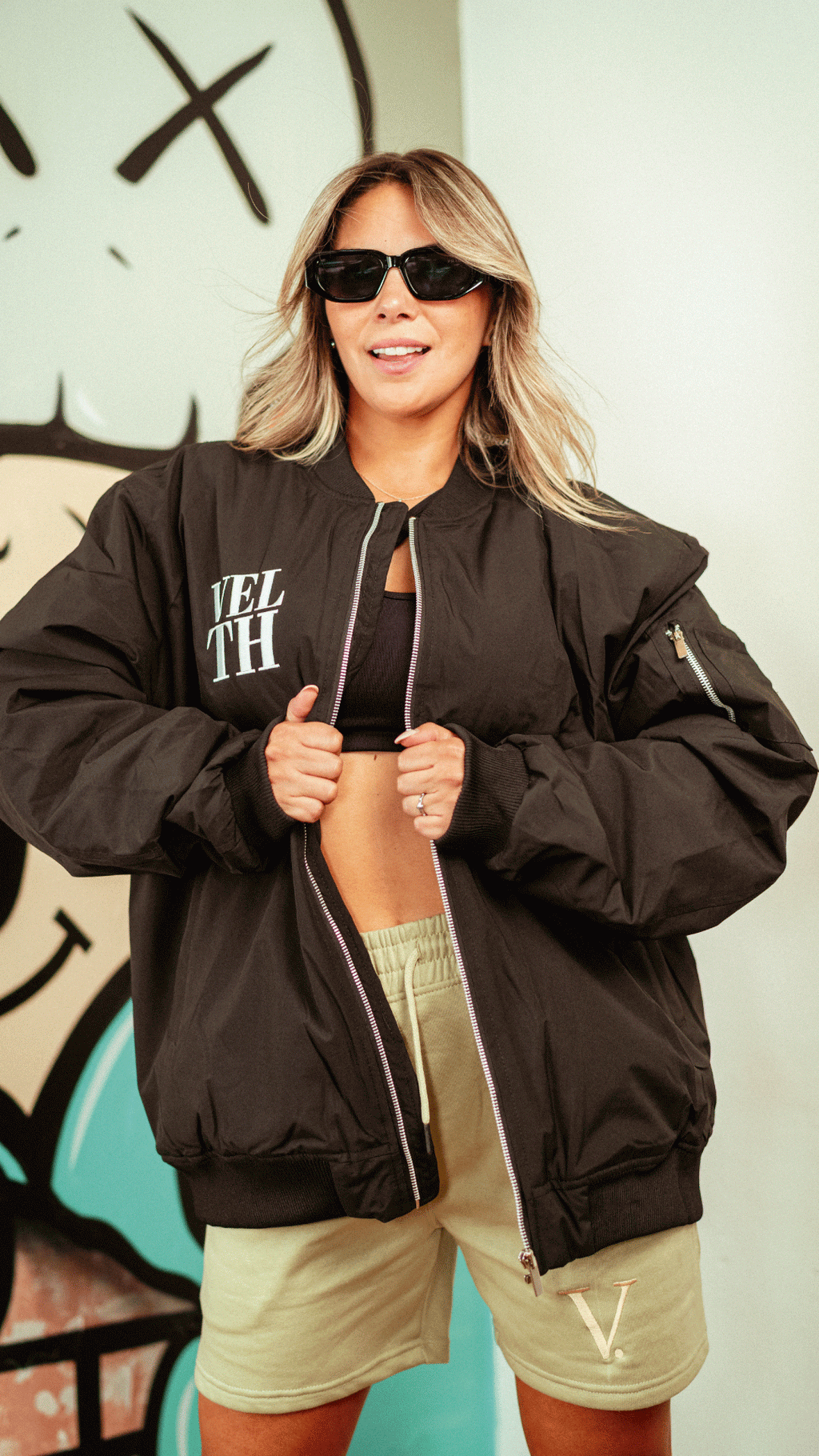 Bomber Jacket "Aviadora velth