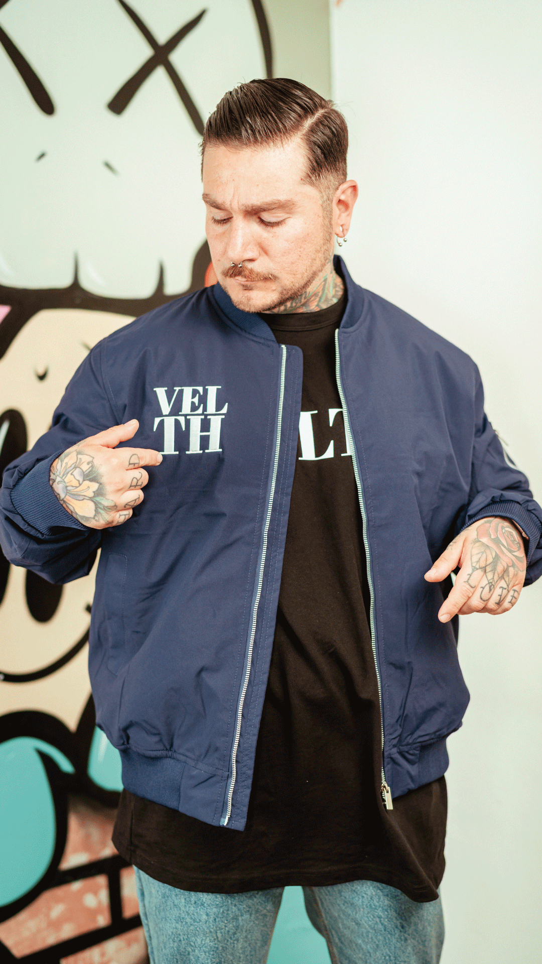 Bomber Jacket "Aviadora velth