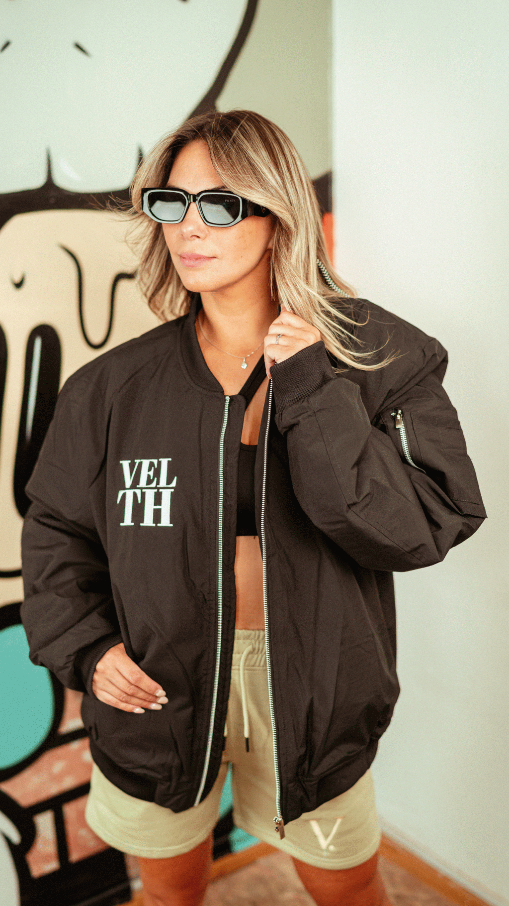 Bomber Jacket "Aviadora velth