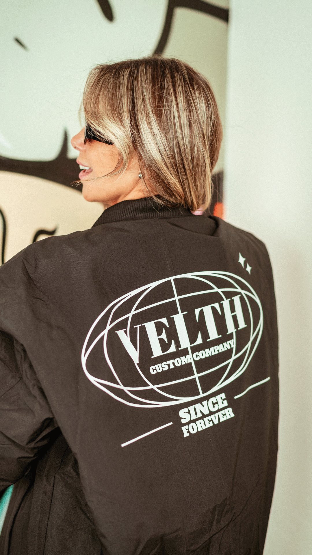 Bomber Jacket "Aviadora velth