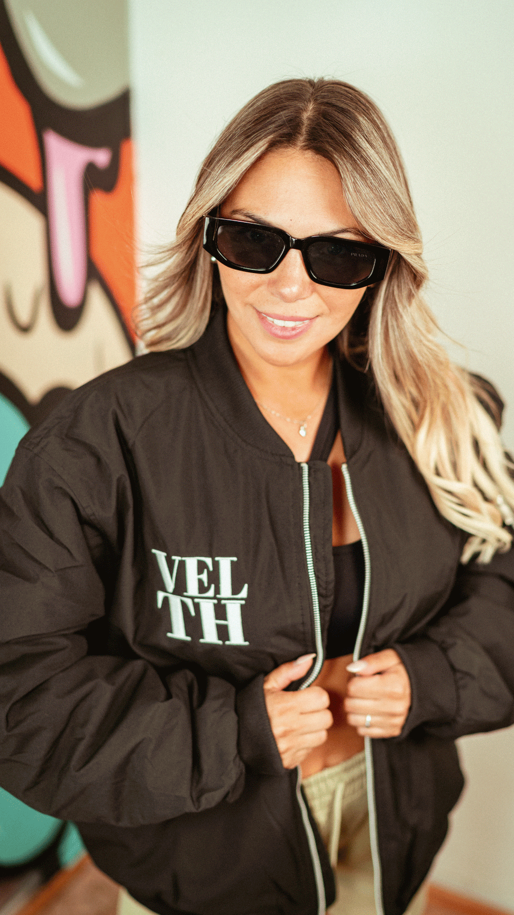 Bomber Jacket "Aviadora velth