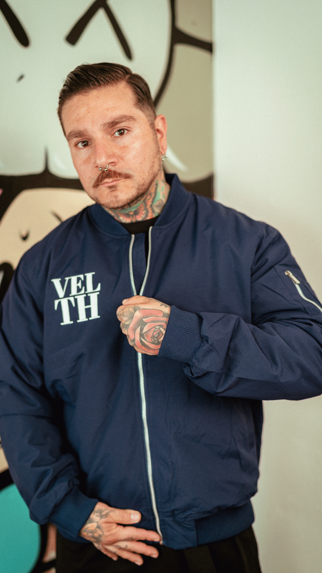 Bomber Jacket "Aviadora velth