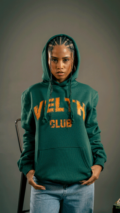 “Varsity Hoodie / Forest”