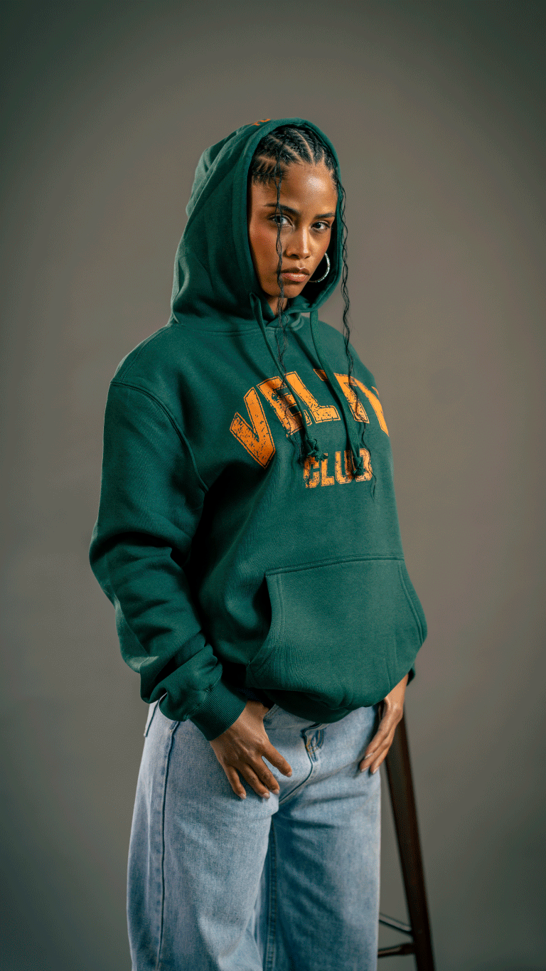 “Varsity Hoodie / Forest”