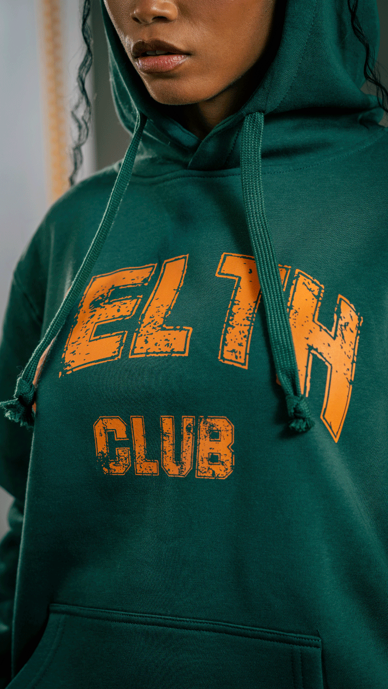 “Varsity Hoodie / Forest”