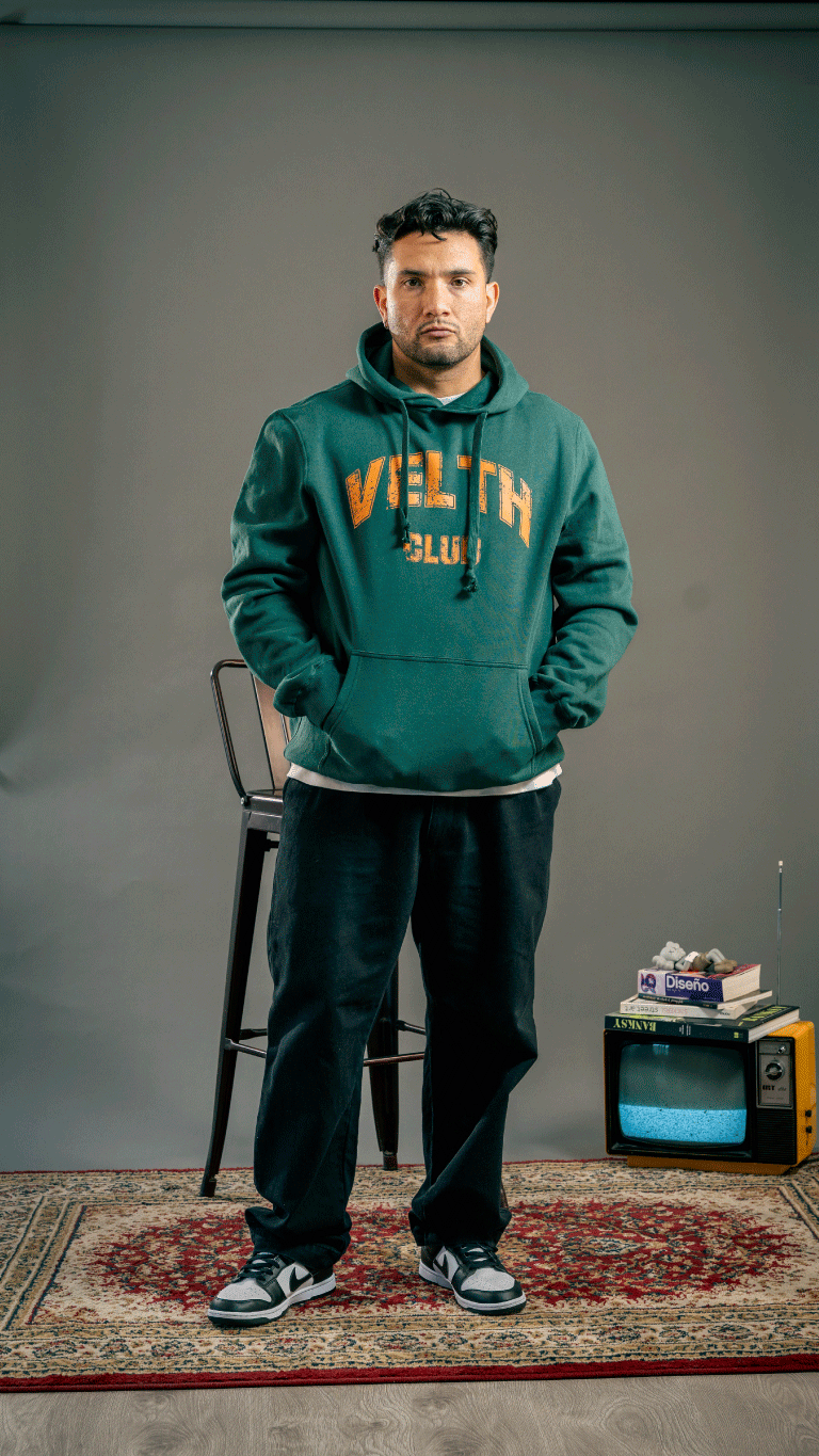 “Varsity Hoodie / Forest”