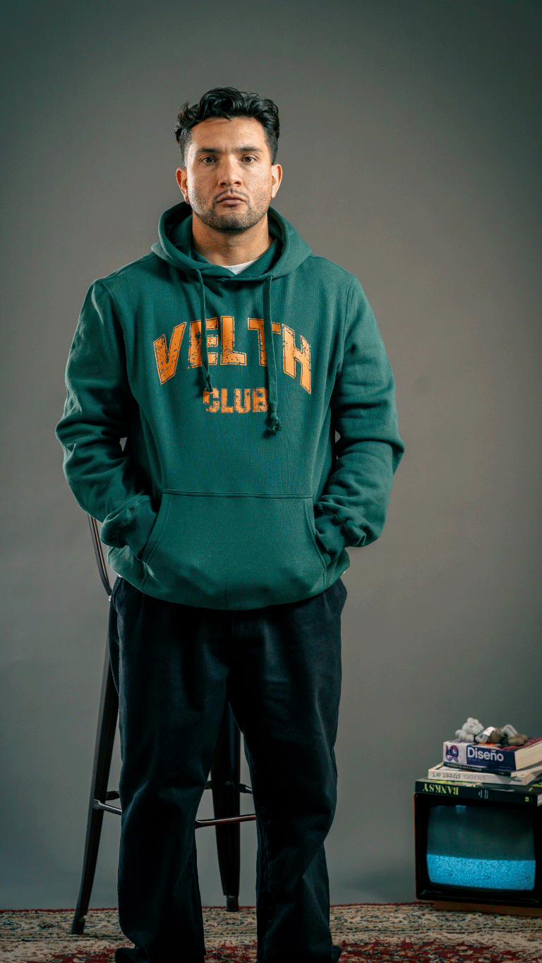 “Varsity Hoodie / Forest”
