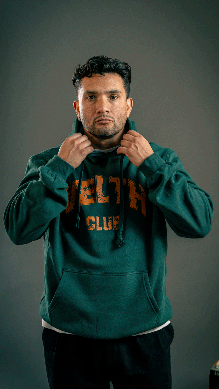 “Varsity Hoodie / Forest”