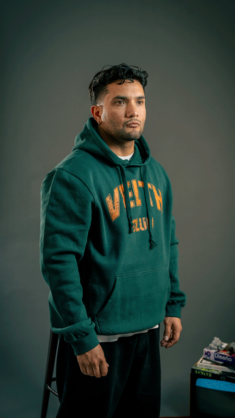 “Varsity Hoodie / Forest”