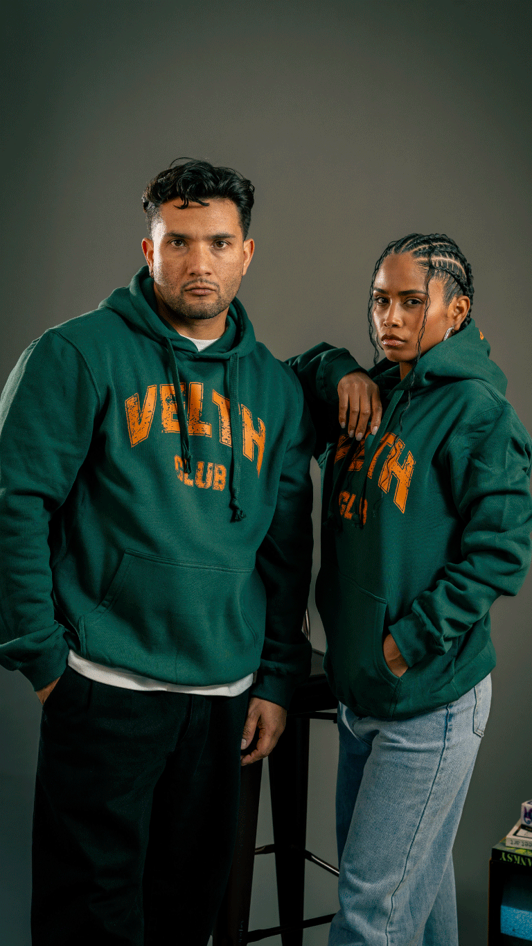 “Varsity Hoodie / Forest”