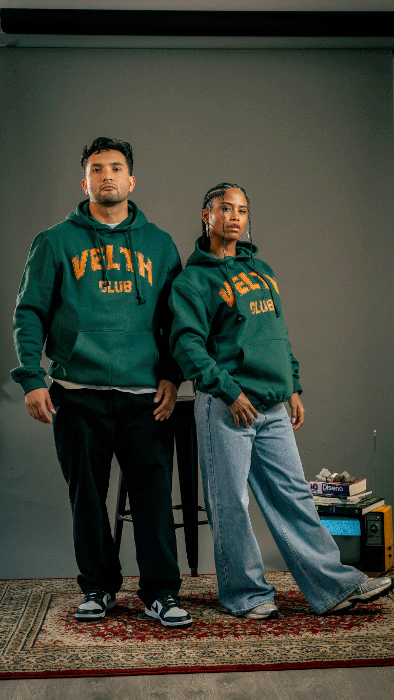 “Varsity Hoodie / Forest”