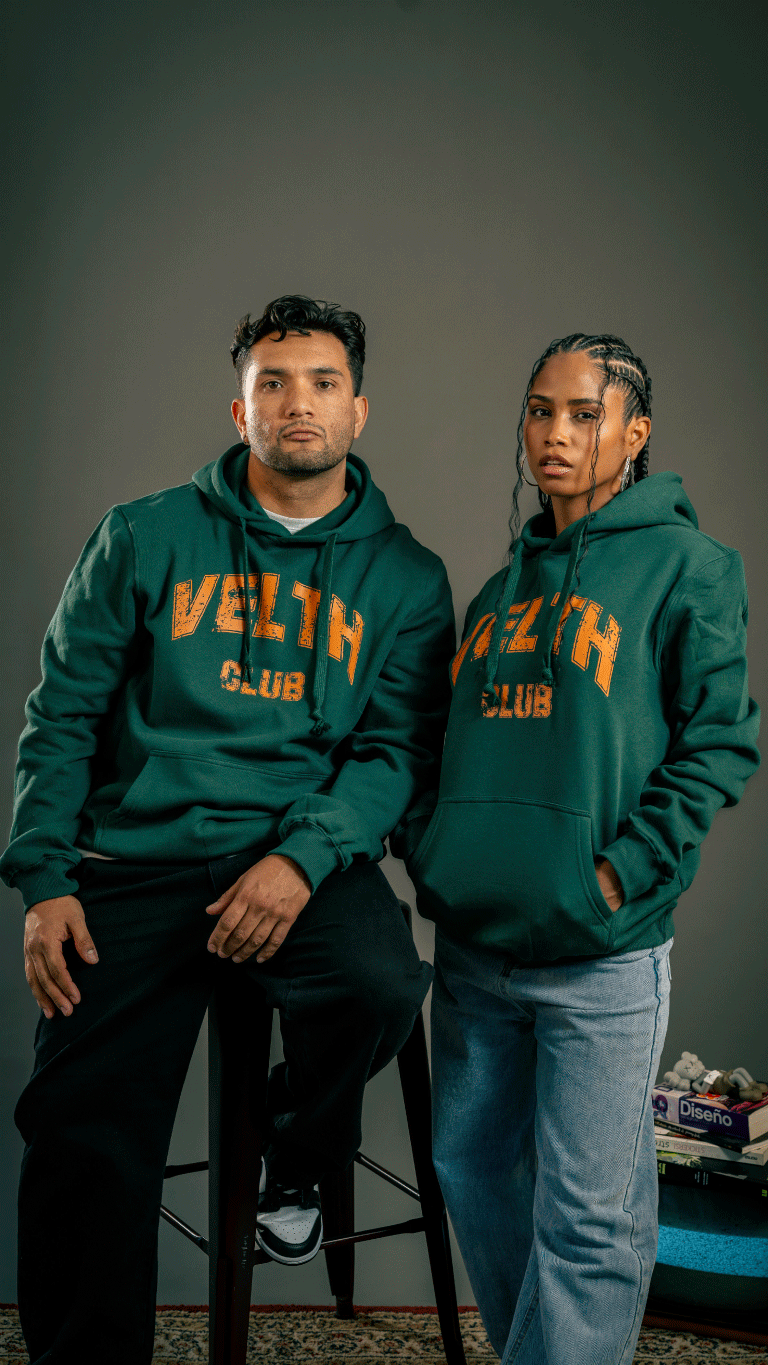 “Varsity Hoodie / Forest”
