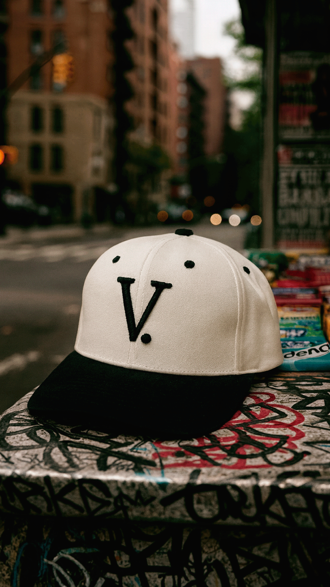 VELTH Jockey Cap "white black"– Premium Edition