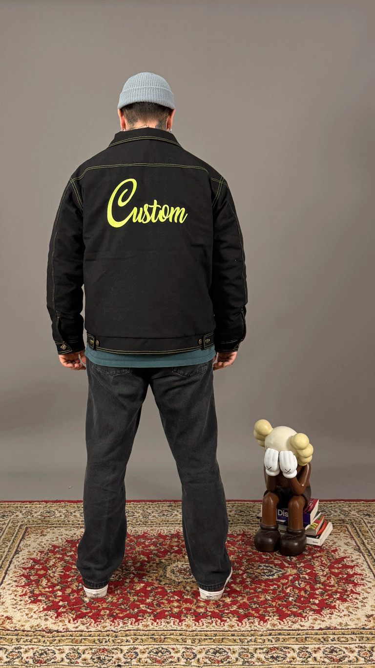 Speed Shop Black/Green xDetroitx Jacket.