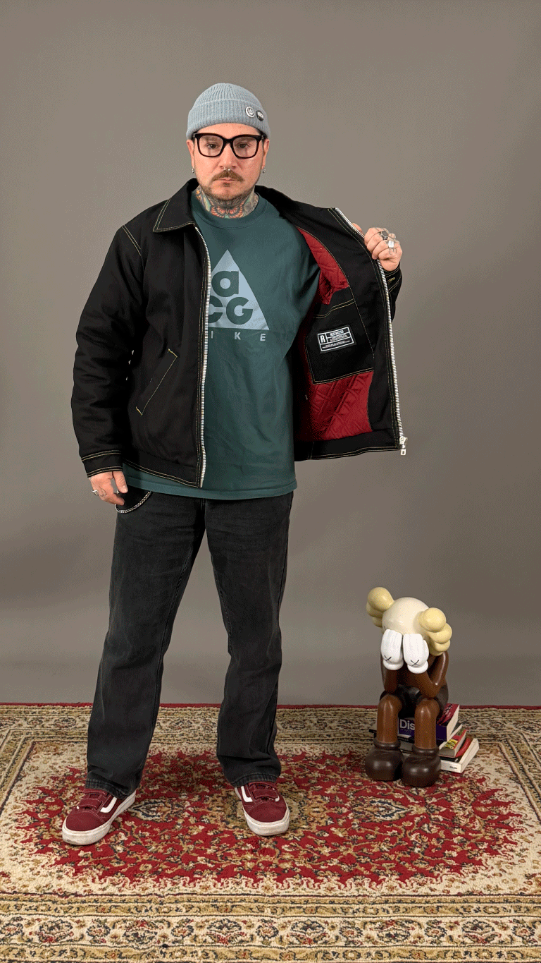 Speed Shop Black/Green xDetroitx Jacket.
