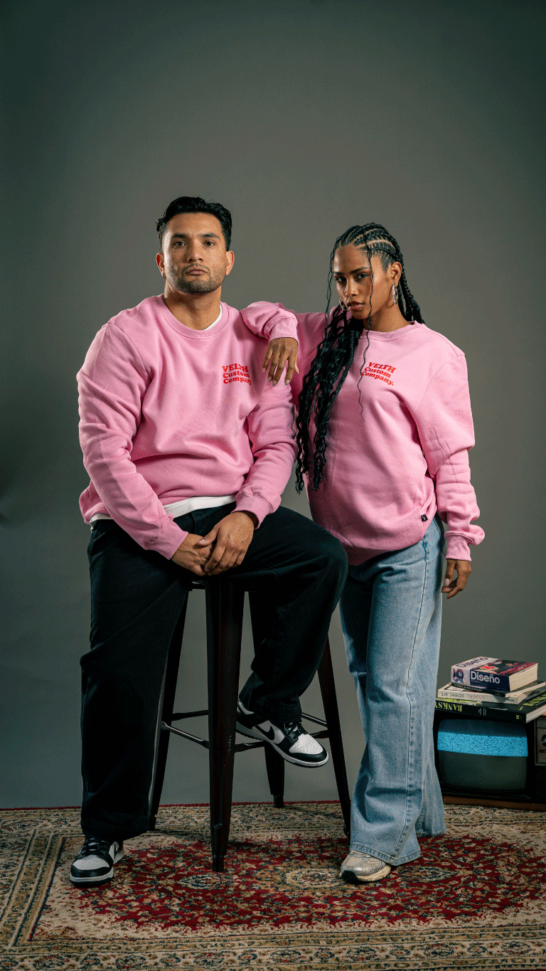 VELTH CLUB Crewneck / Pink