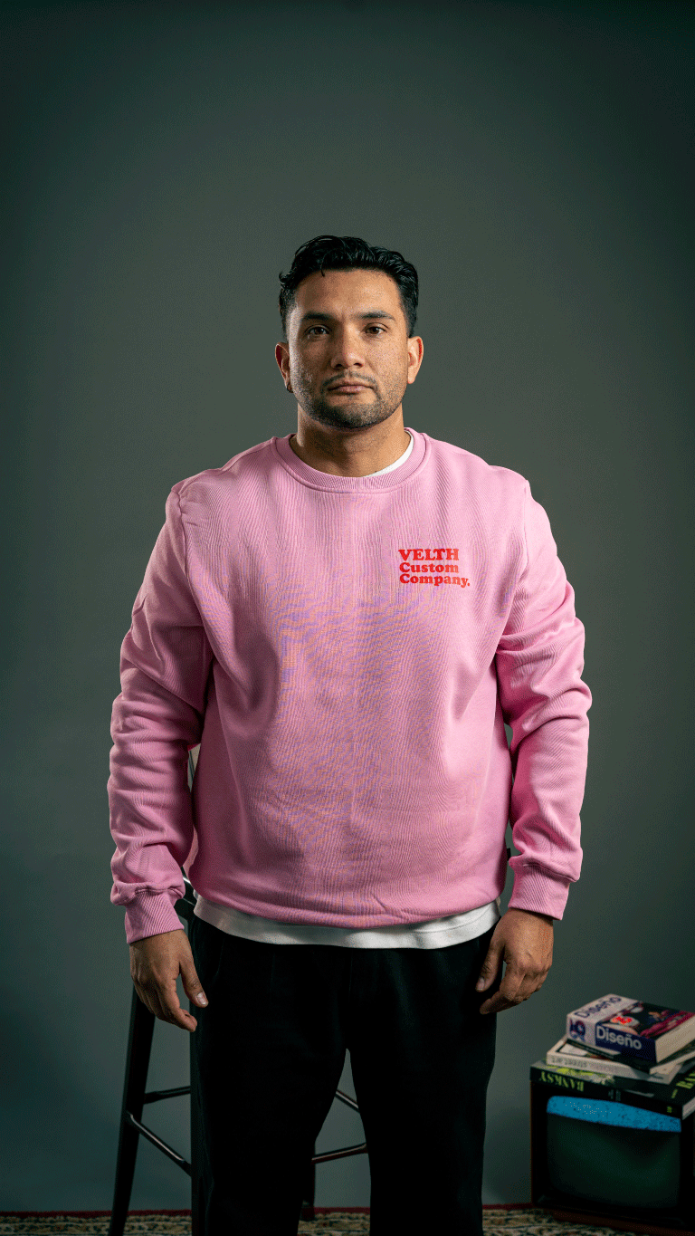 VELTH CLUB Crewneck / Pink