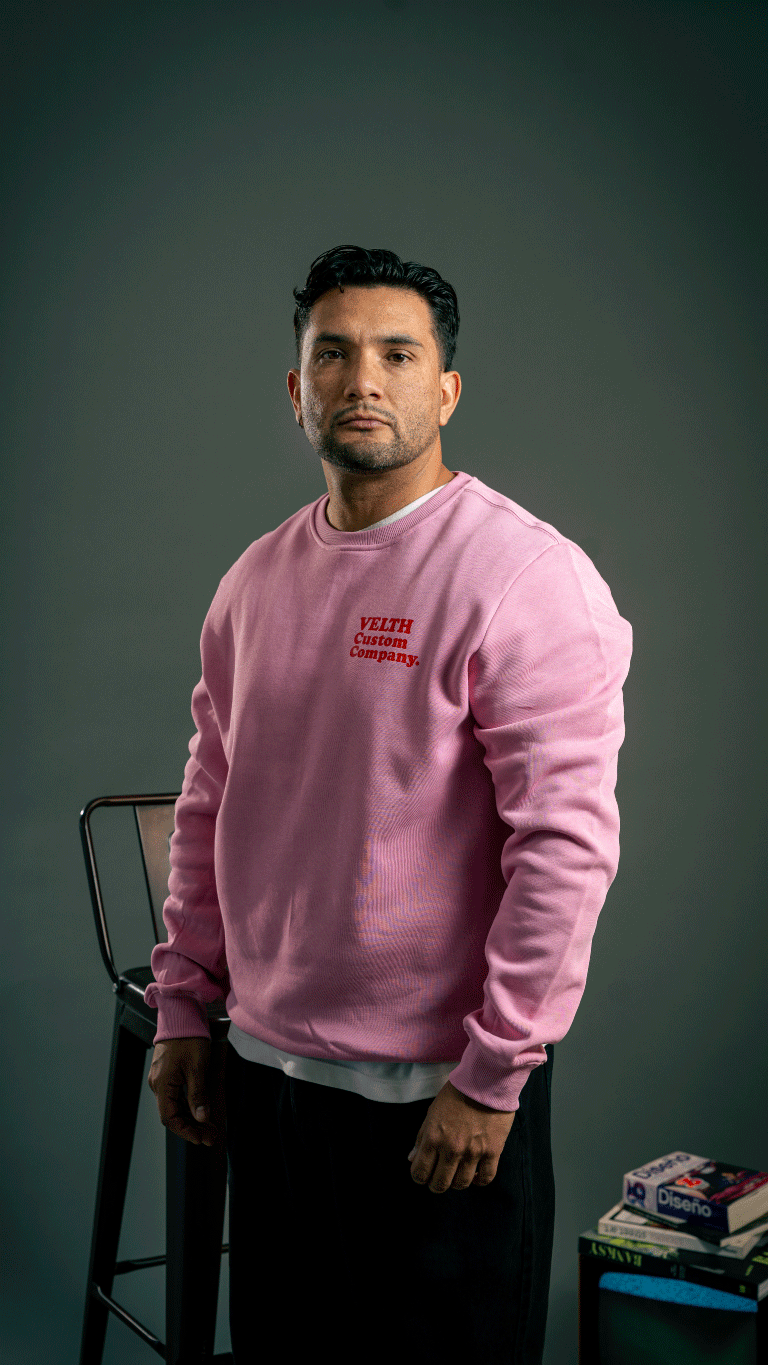 VELTH CLUB Crewneck / Pink