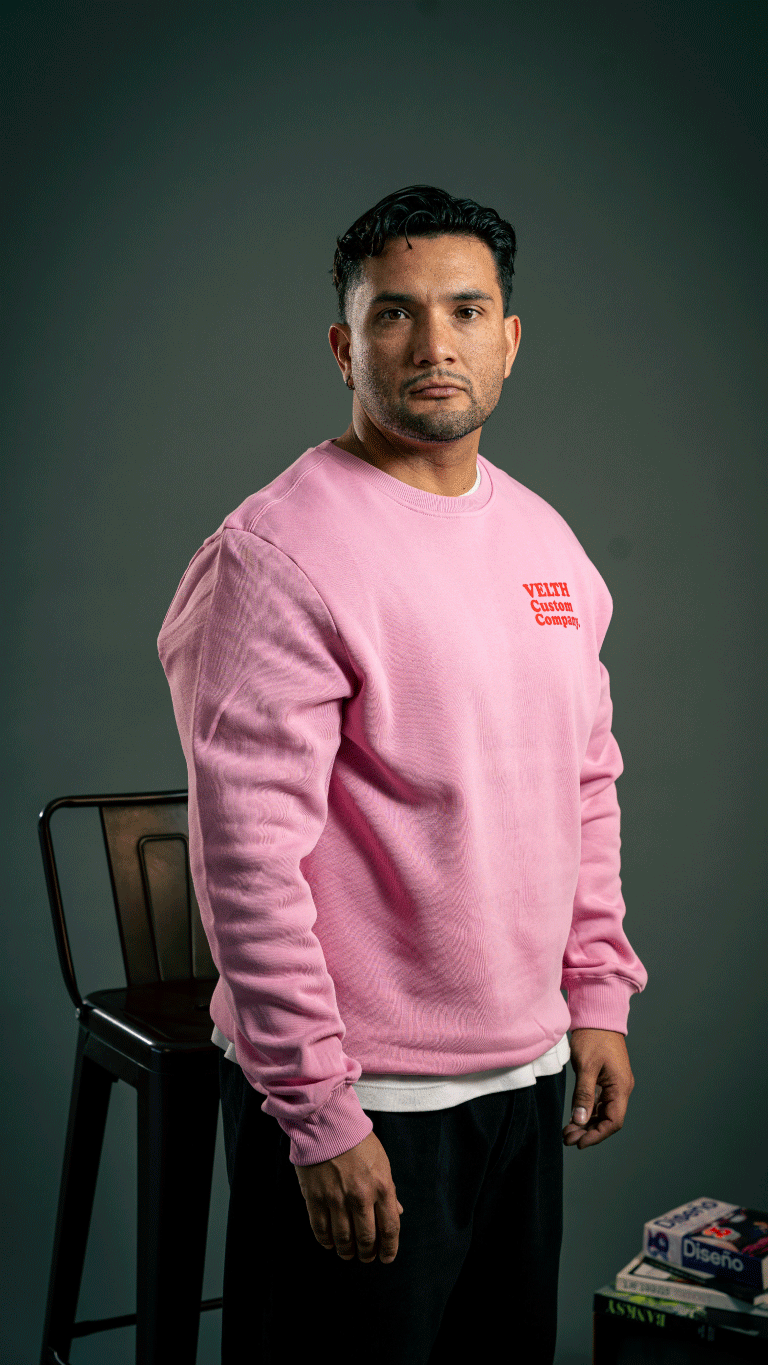 VELTH CLUB Crewneck / Pink