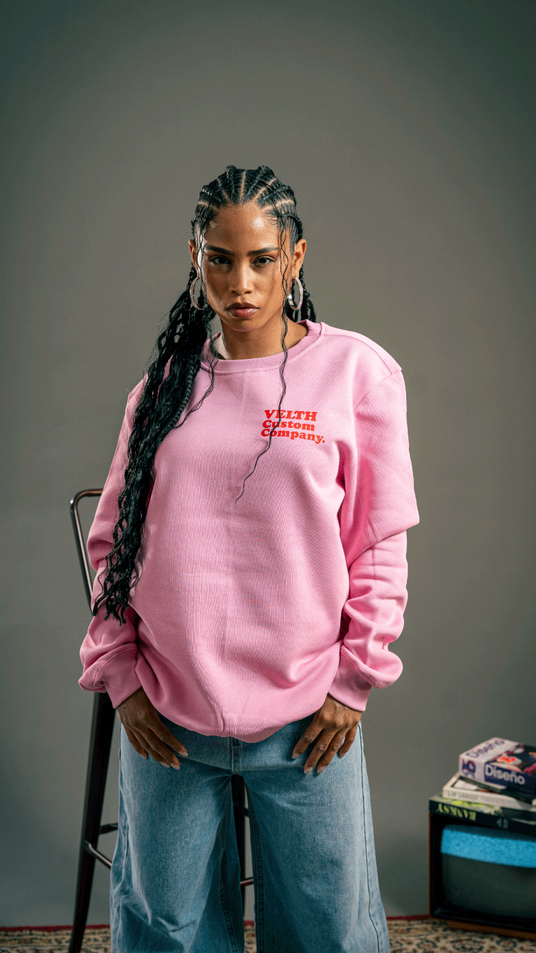 VELTH CLUB Crewneck / Pink