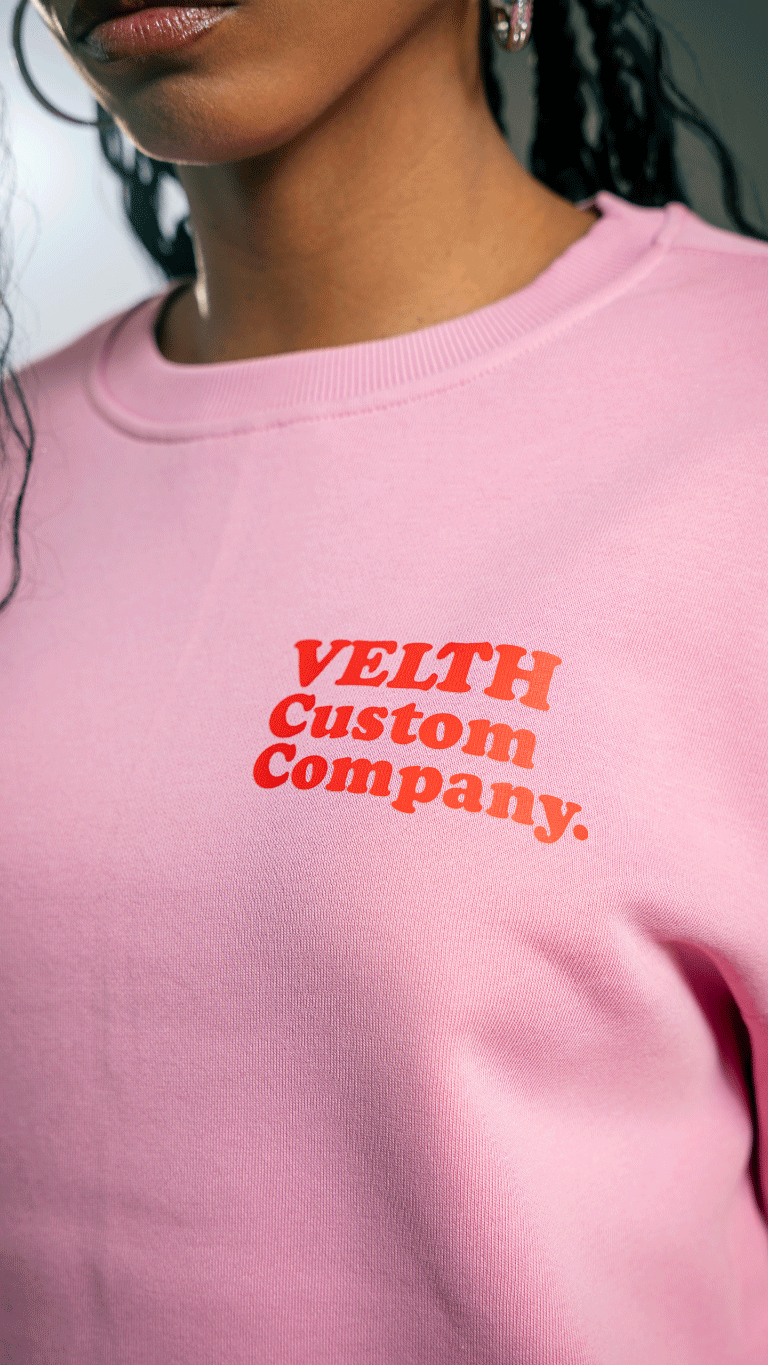 VELTH CLUB Crewneck / Pink