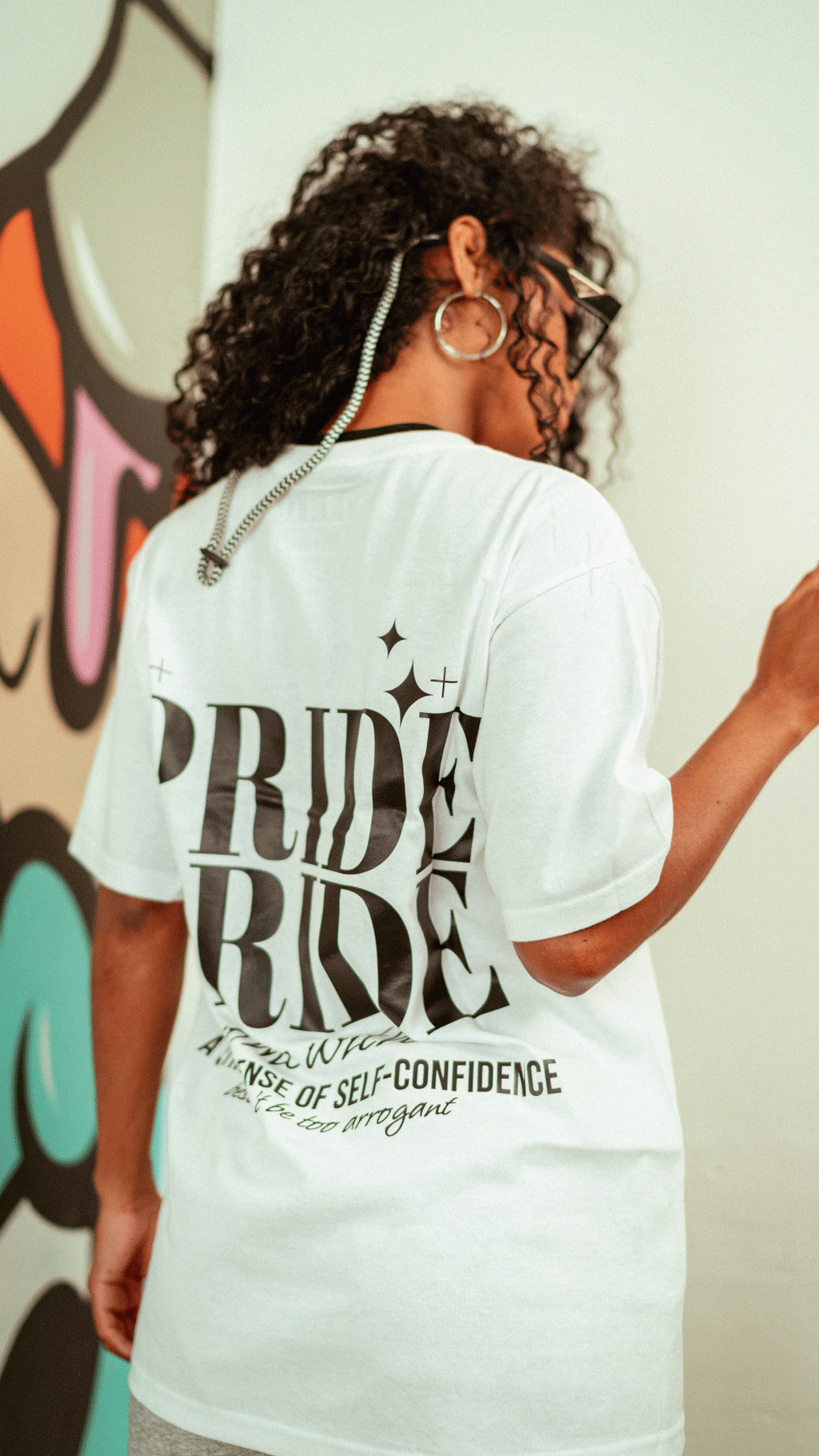 T-shirt Velth Blanco "PRIDE"