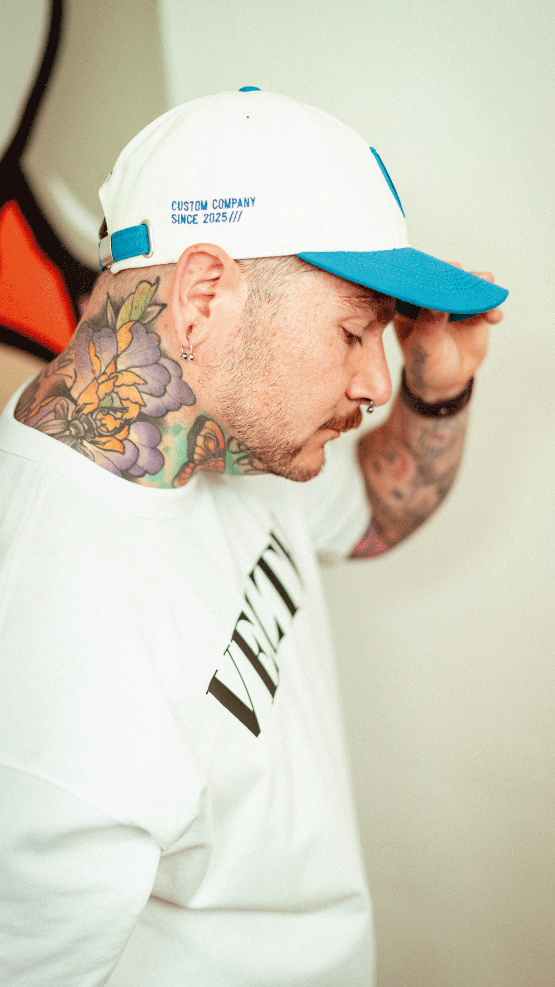 VELTH Dad Hat "Blue - crema"  – Vintage Baseball