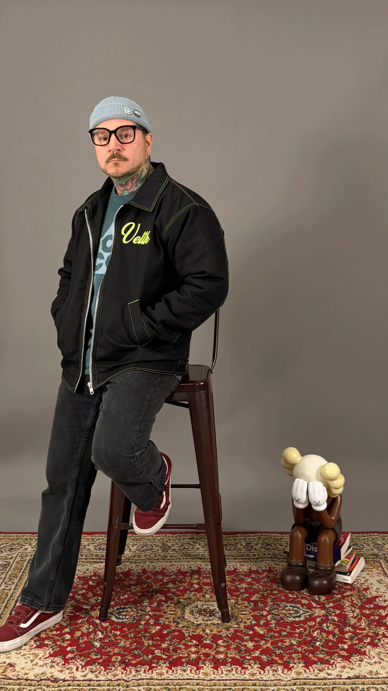 Speed Shop Black/Green xDetroitx Jacket.